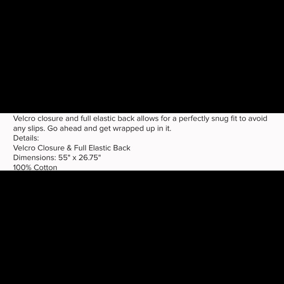 $10🚨NWT Terry Spa Bath Wrap Cover-Up - Picture 3 of 3